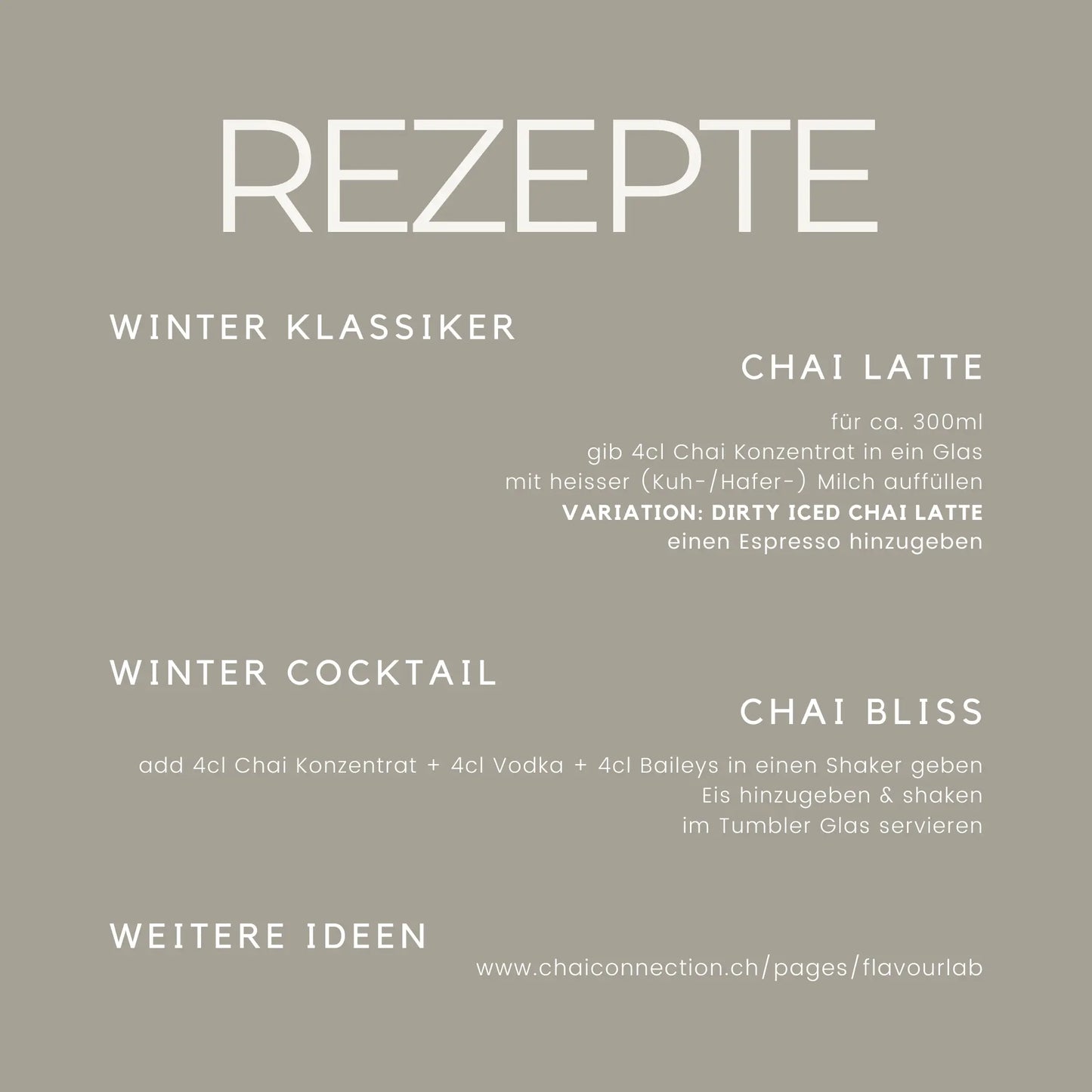 Gift Voucher (two bottles of Chai concentrate, incl. shipping)