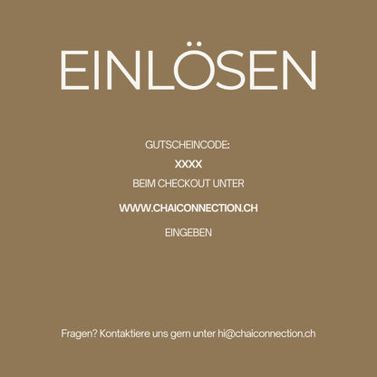 Geschenk Gutschein 50 CHF